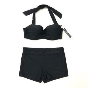 Nwt boutique Bikini short set S